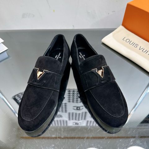 Giày nữ Loafer LV* da lộn đẹp VIP 1:1