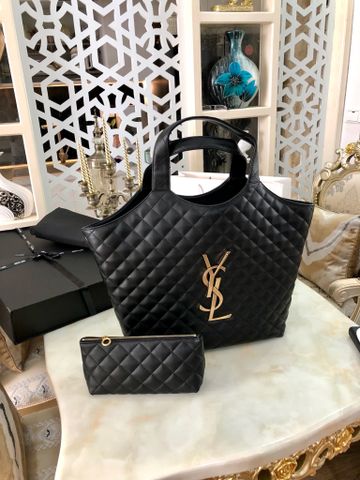 Túi xách nữ YSL* big size da bê trần vân cực đẹp sang kèm ví nhỏ hàng SIÊU CẤP