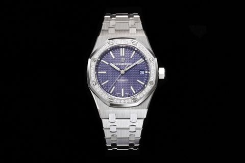 Đồng hồ nữ AP Nữ Audemars* Piguet* Royal Oak dây kim loại case 37mm viền kim máy cơ VIP 1:1