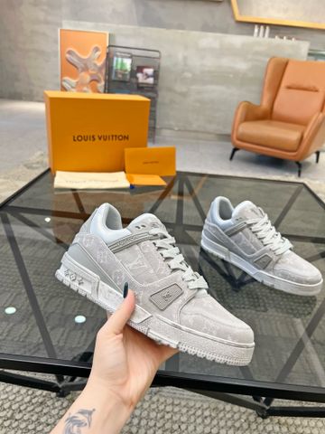 Giày thể thao nam Louis* LV* trainer denim hoạ tiết Monogram màu mới cực đẹp VIP 1:1