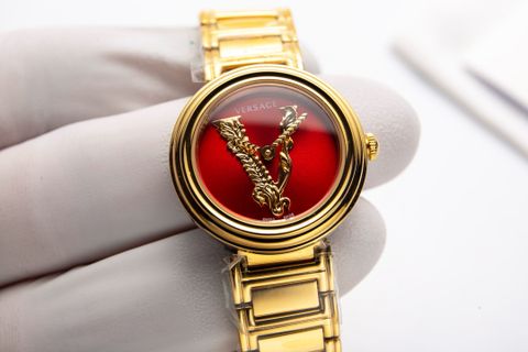 Nhân bản từ Đồng hồ nữ VERSACE* case 28mm dây kim loại logo đẹp sang