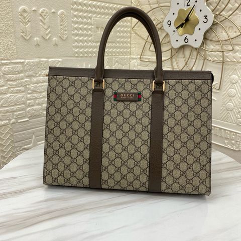 Túi nam GUCCI* đựng laptop chất canvas hoạ tiết Logo đẹp