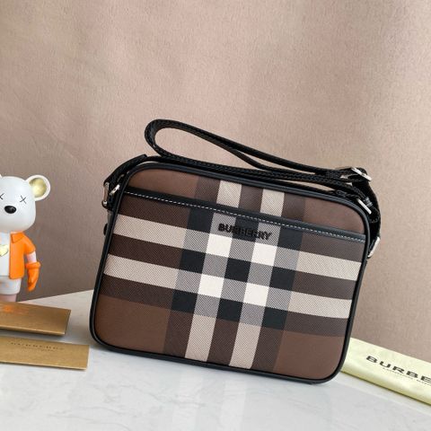 Túi nam BURBERRY* đeo chéo kẻ đẹp cao cấp