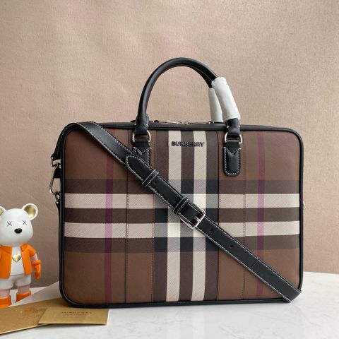 Túi nam BURBERRY* đựng laptop hoạ tiết kẻ đẹp trẻ trung cao cấp