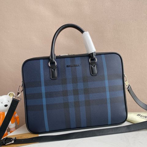 Túi nam BURBERRY* đựng laptop hoạ tiết kẻ đẹp trẻ trung cao cấp