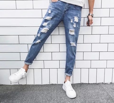 Quần baggi jeans nam