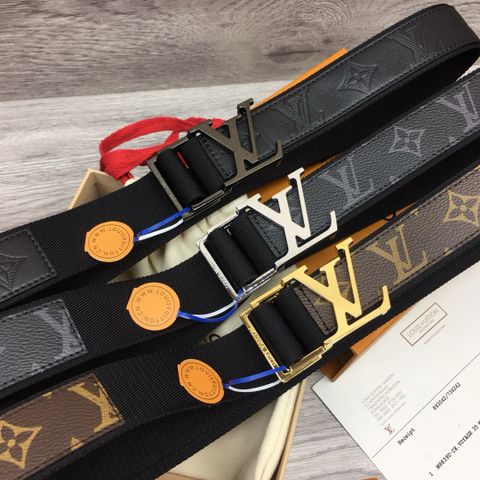 Belt nam LV* dây canvas hoạ tiết Monogram đẹp mẫu mới VIP 1:1