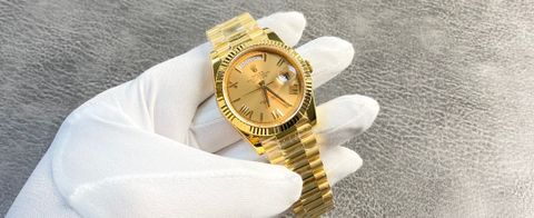 Đồng hồ nam rolex* dây kim loại