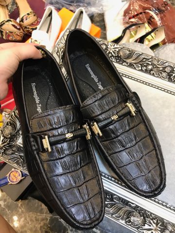 Hàng về: giày zegna cho nam vân cá sấu quá đẹp và sang Giá tốt