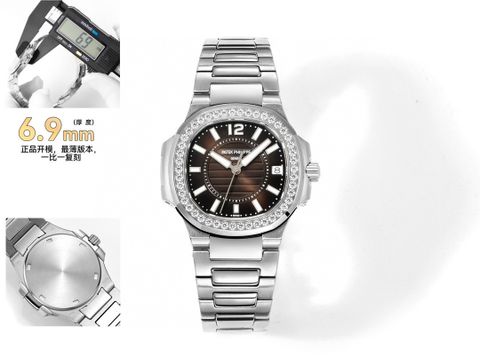 Nhân bản từ Đồng hồ nữ Patek* Philippe* dây kim loại VIP 1:1