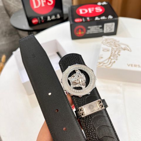 Belt nam VERSACE* dây da vân chân đà điểu đẹp độc