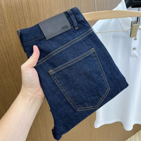 Quần jeans nam màu xanh đậm đơn giản đẹp VIP 1:1