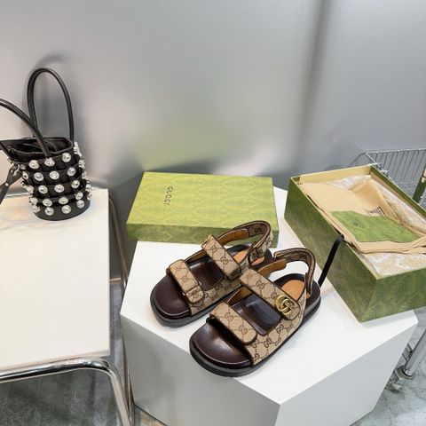 Sandal nữ GUCCI* hai quai dáng khoẻ VIP 1:1