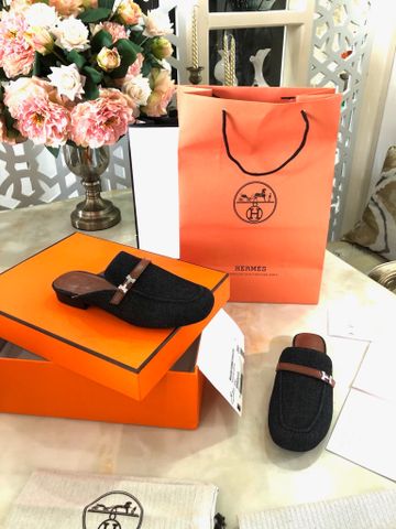 Sục nữ Hermes* chất denim lót da bê xịn đẹp VIP 1:1