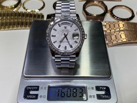 Đồng hồ nam rolex* dây kim loại