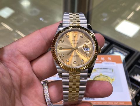 Đồng hồ nam rolex* dây kim loại