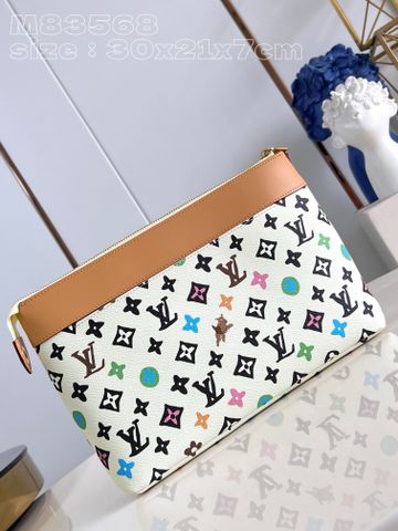 Clutch L*V nam nữ 30cm hoạ tiết Monogram màu mới đẹp VIP 1:1