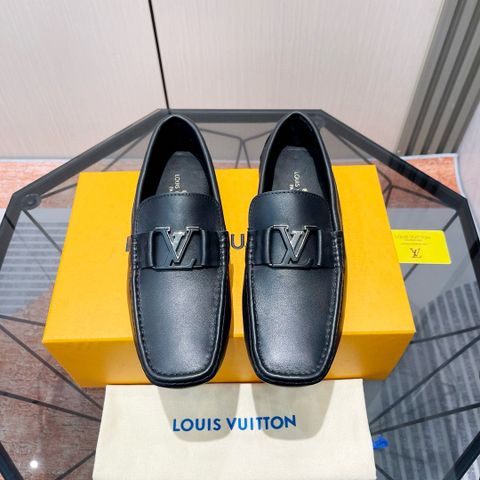 Giày lười Louis* LV* da bò mềm đẹp SIÊU CẤP