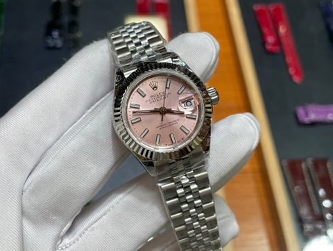 Đồng hồ nữ rolex* 28mm mặt hồng