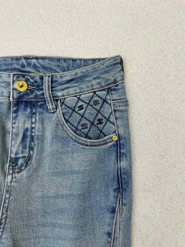 Quần jeans nữ ống loe chanel* đẹp VIP 1:1