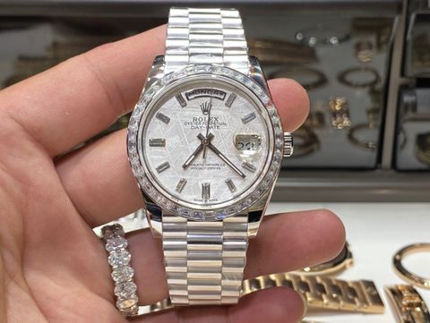 Đồng hồ nam rolex* dây kim loại