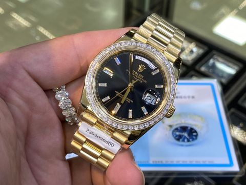 Đồng hồ nam rolex* dây kim loại