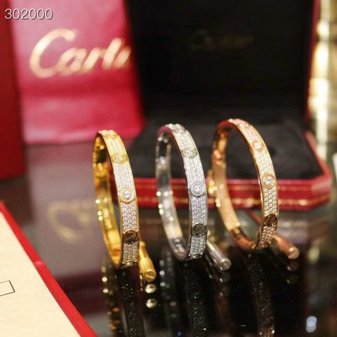 Vòng tay nữ Cartier* đính đá đẹp sang SIÊU CẤP