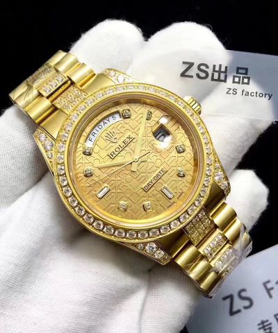 Đồng hồ cơ rolex mạ vàng hàng like auth 1:1