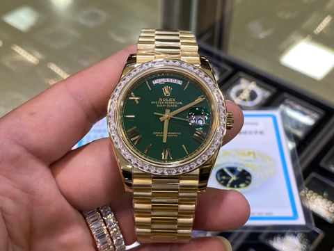 Đồng hồ nam rolex* dây kim loại