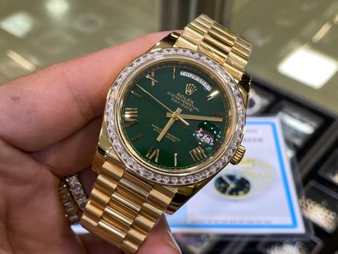 Đồng hồ nam rolex* dây kim loại