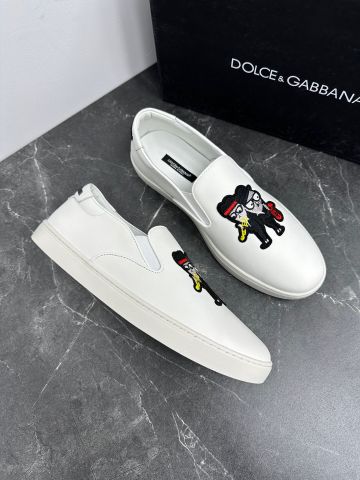 Giày slip on nam DG* da bò đẹp SIÊU CẤP