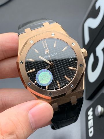 Đồng hồ nam Audemars* Piguet* dây da máy cơ VIP 1:1