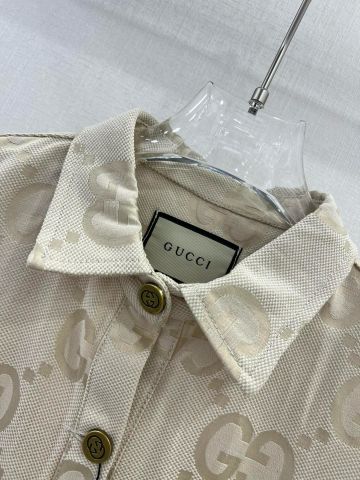 Sơ mi nữ GUCCI* hoạ tiết logo 3 màu đẹp VIP 1:1