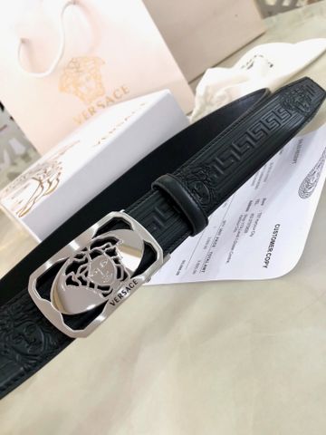 Belt nam VERSACE* dây da bò dập nổi hoạ tiết logo đẹp cao cấp