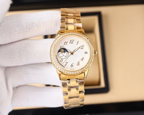 Đồng hồ nữ VACHERON* CONSSTANTIN* dây kim loại máy cơ case 23mm viền kim  đẹp sang SIÊU CẤP