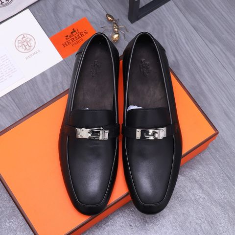 Giày nam Loafer HM* da bò lỳ và da bò lộn