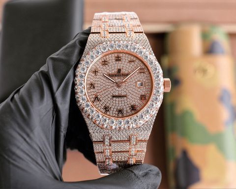 Đồng hồ nam Audemars* Piguet* nạm full kim cương đẹp sang lịch lãm VIP 1:1