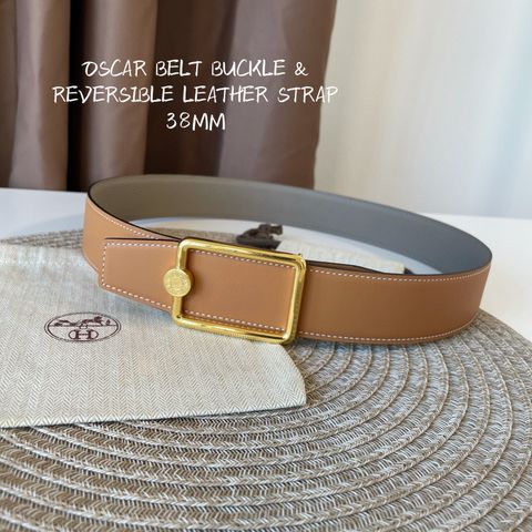 Belt nam HERMES* da bò cao cấp