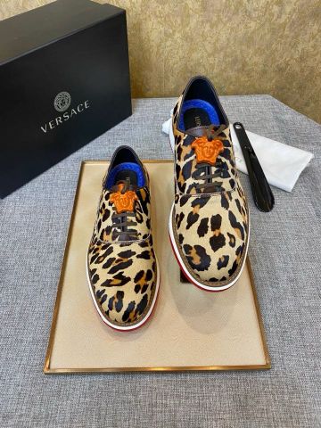 Giày slip on nam VERSACE* hoạ tiết da báo hàng độc VIP 1:1