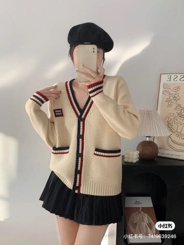 Áo cardigan len miu* miu* đẹp trẻ trung VIP 1:1