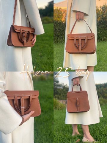 Túi xách nữ Hermes* bộ sưu tập màu halzan 25cm~ VIP 1:1