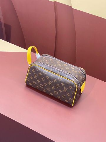 Túi clutch LV* nam nữ hoạ tiết Monogram lót viền màu đẹp VIP 1:1