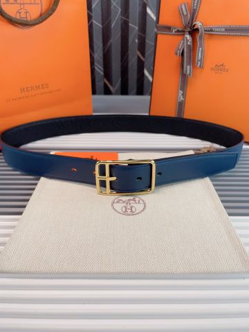 Belt nam nữ HERMES* dây da bò mềm xịn bản 3.2cm