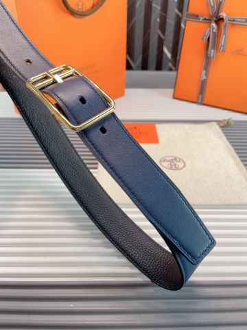 Belt nam nữ HERMES* dây da bò mềm xịn bản 3.2cm