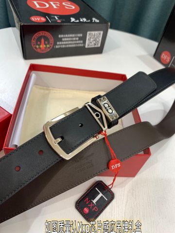 Belt nam SALVATORE* bản 3,5cm dây da bò cao cấp