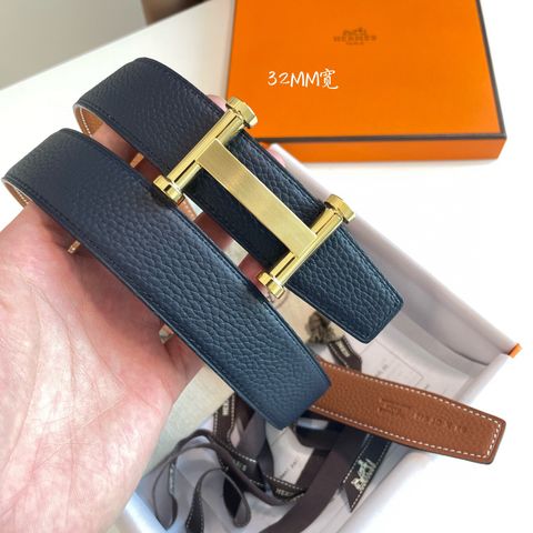 Belt nam nữ HERMES* bản nhỏ 3,2cm