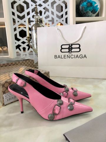 Giày cao gót BALENCIAGA* cao 9cm dáng hở gót tán đinh đẹp độc VIP 1:1