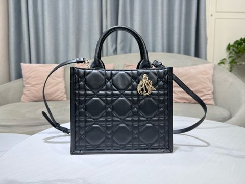 Túi xách nữ Dior* tote mẫu mới da cừu vân kim cương VIP 1:1