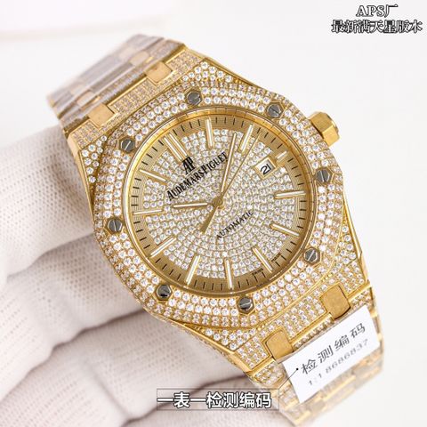 Đồng hồ nam Audemars* Piguet* dây kim loại nạm full kim case 41mm