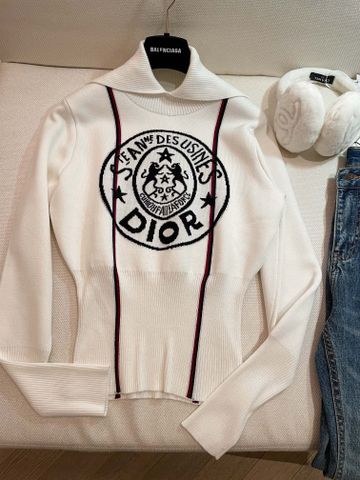 Áo len nữ Dior* cổ bẻ VIP 1:1